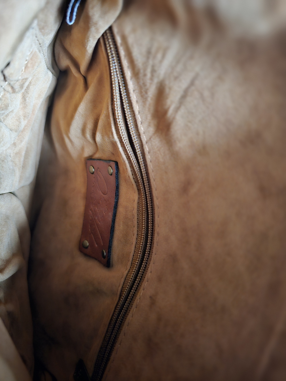 Patricia Nash Cognac Brown Leather Wristlet - Picture 8 of 10